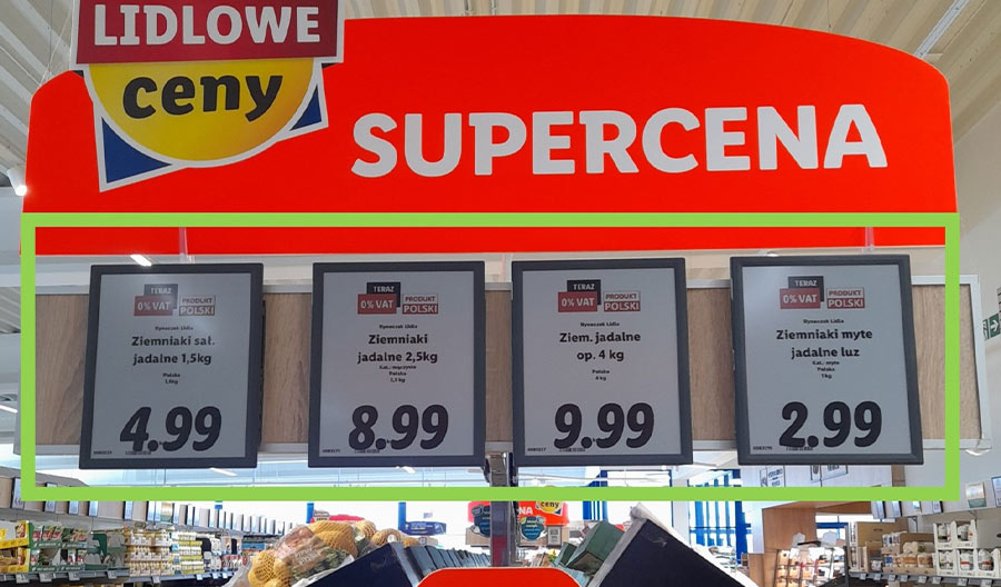 ціни на продукти в польських супермаркетах 2023